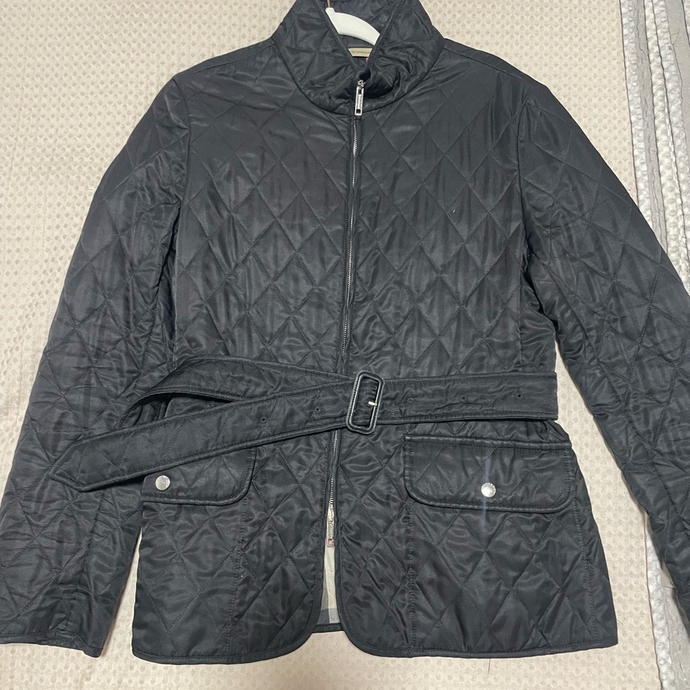 Burberry Women's Quilted Black Jacket